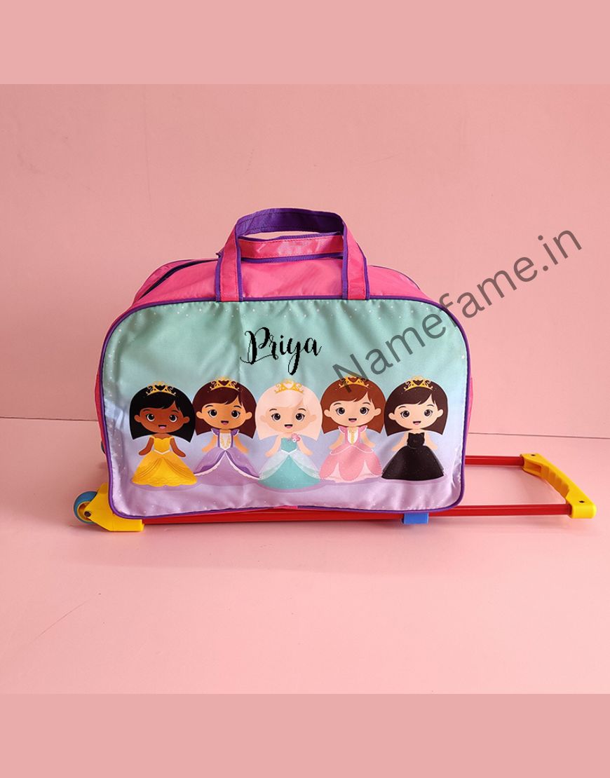 Personalized Trolley Bags for kids- Princess
