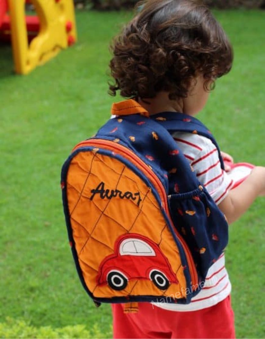 Car School Bag- Personalised