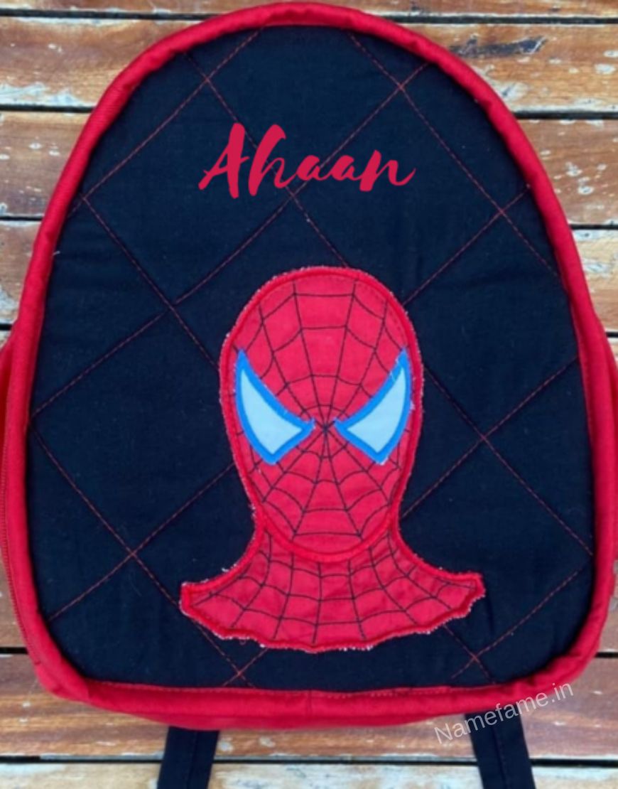 Personalised Backpack- Spiderman Bag