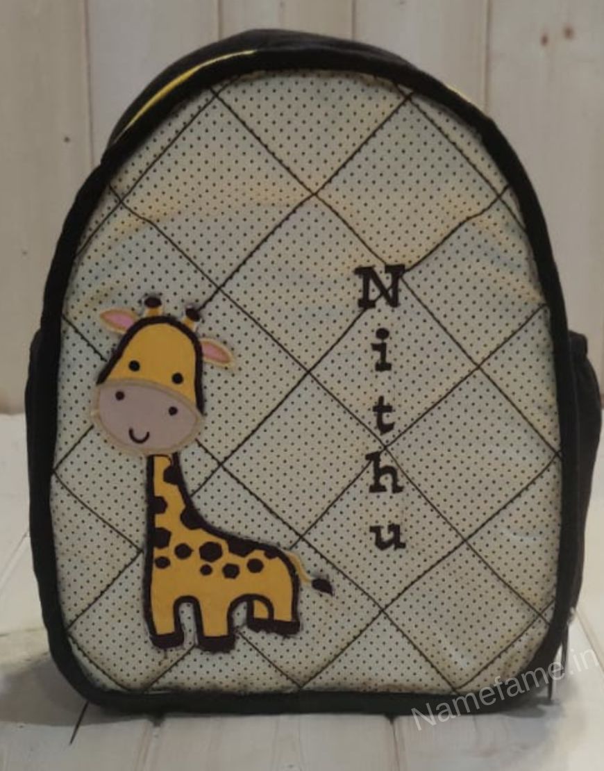 Personalised Backpack Giraffe