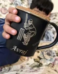 Personalized Steel Mugs - Black Mug