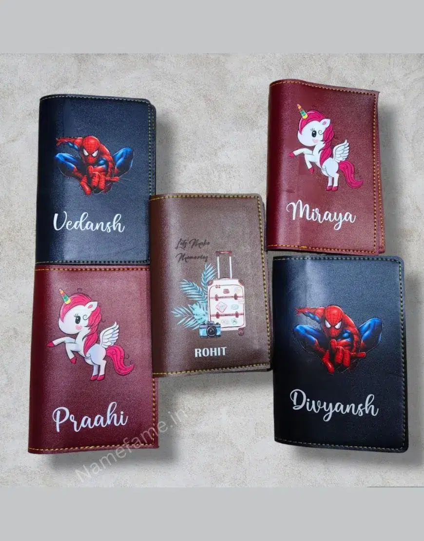 personalized Passport cover for kids