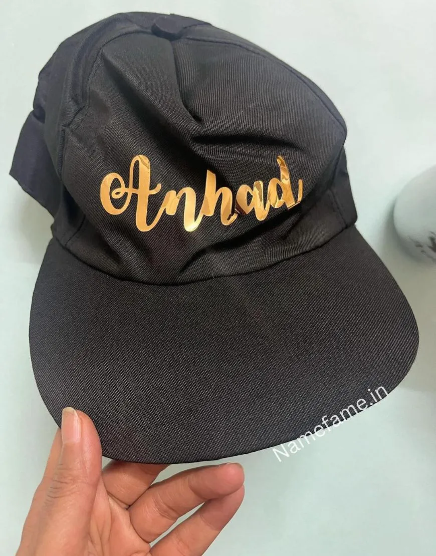 Personalized Cap Black Color