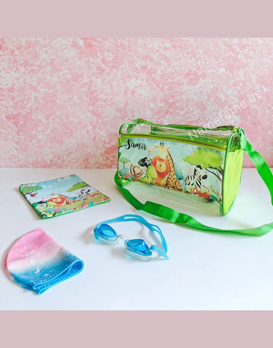 Personalized Kid’s Swimming Bag – Animals